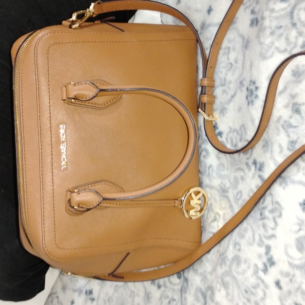 Michael Kors Tan Leather Satchel